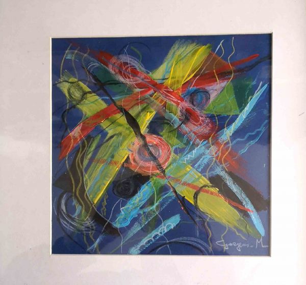 Abstract Composition - Martine Goeyens - Contemporary Art