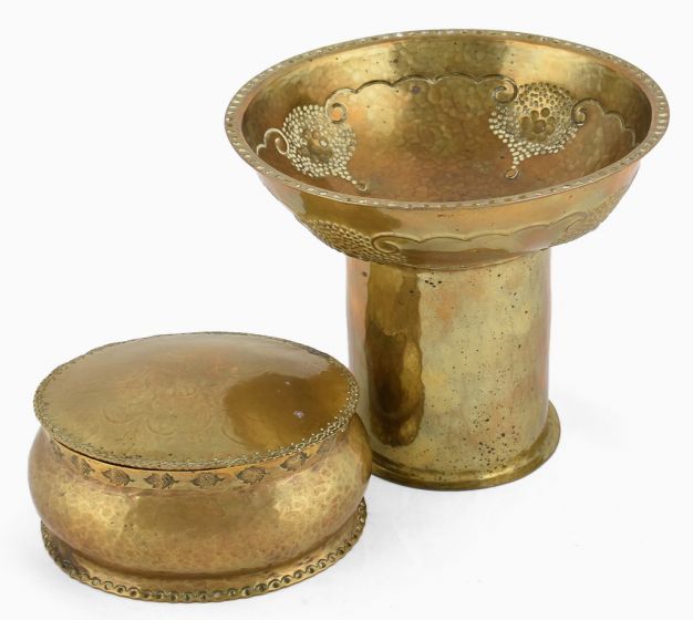 Art-Déco Can And Bowl - Decorative Objects 