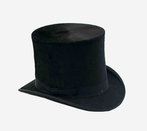 Silk Black Top Hat, 1920s